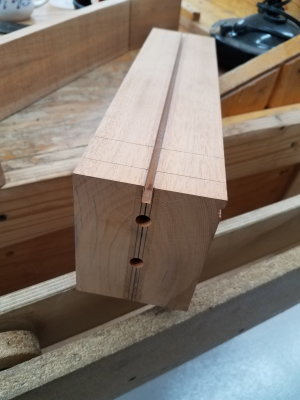 Truss rod channel.