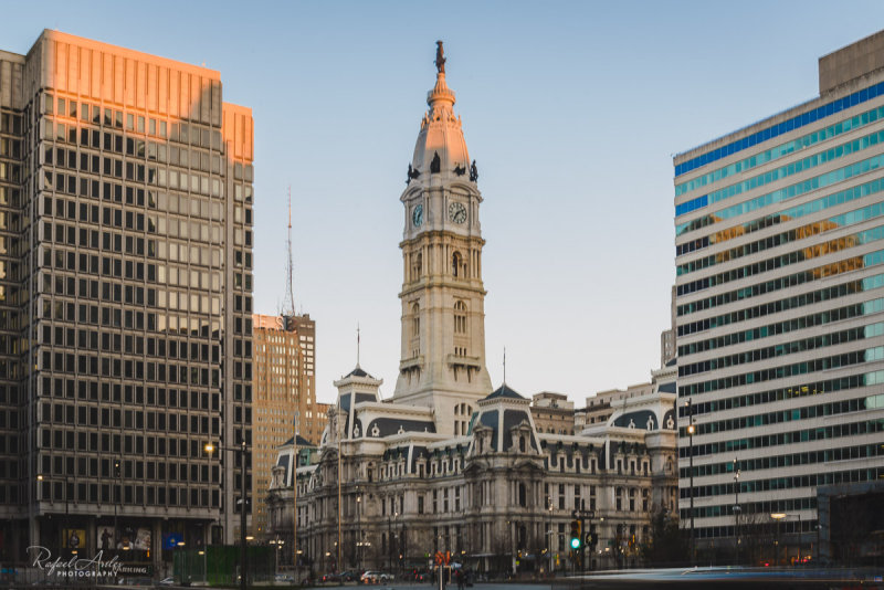 William Penn atop City Hall. Philadelphia.