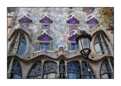 Snow at Casa Batllo
