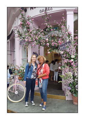 Mother and daughter in London