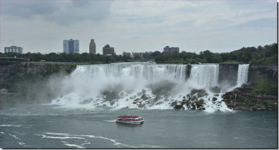   American Falls at Goat Island  upstate NY As seen from Canada  