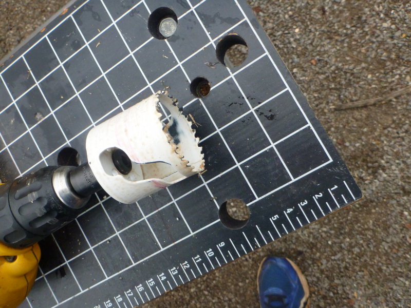 The hole saw.