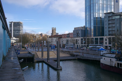 Bristol Harbour towards City Centre