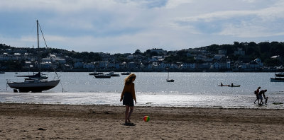 At the beach