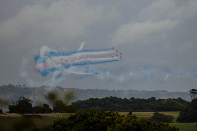 Red Arrows over Sidmouth