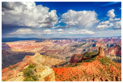 Grand Canyon - north rim monsoon