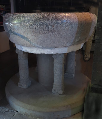 The font is older than the church, either Norman or pre-Norman 0329