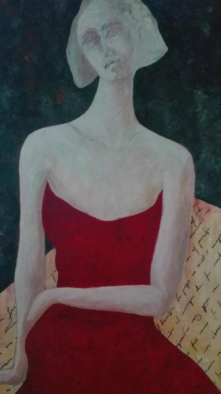 la dona del llibre (detail 2)