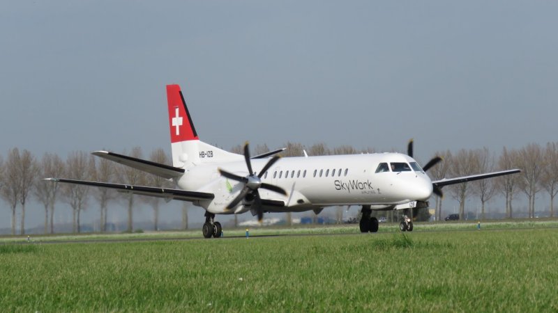 HB-IZB SkyWork Airlines Saab 2000