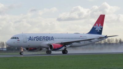 YU-APH Air Serbia Airbus A320-232