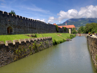 City walls and moat