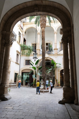Courtyard off Via Emanuele