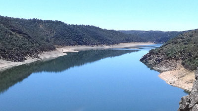 THE RIVER AT MONFRAGUE . SPAIN . 2 . 5 . 2017