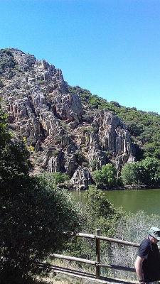 THE TIETAR CLIFFS . PORTILLA EL TIETAR . MONFRAGUE . SPAIN . 2 . 5 . 2017