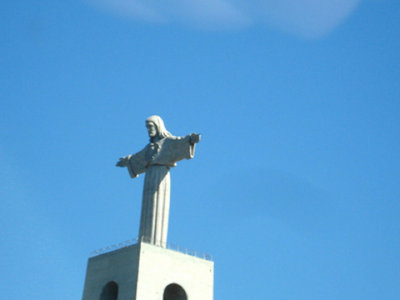 STATUE OF CHRIST . LISBON . PORTUGAL . 27 / 8 / 2009