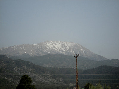 THE MOUNTAIN RANGE BETWEEN SEKI & FETHIYE . TURKEY . 22 / 4 / 2008