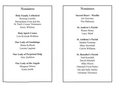 St. Francis Stewardship Awards 2017