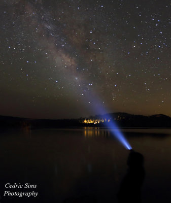 Self Portrait at Loon Lake (Milky Way)