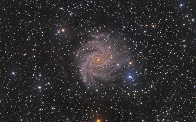 NGC 6946 The Fireworks Galaxy LRGB