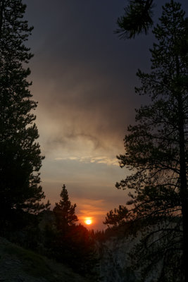 Yellowstone sunrise