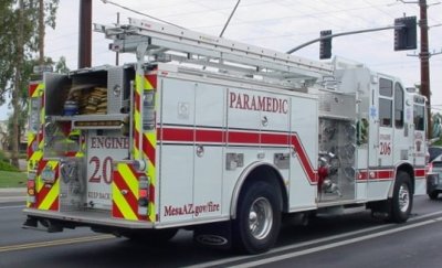 Mesa fire truck