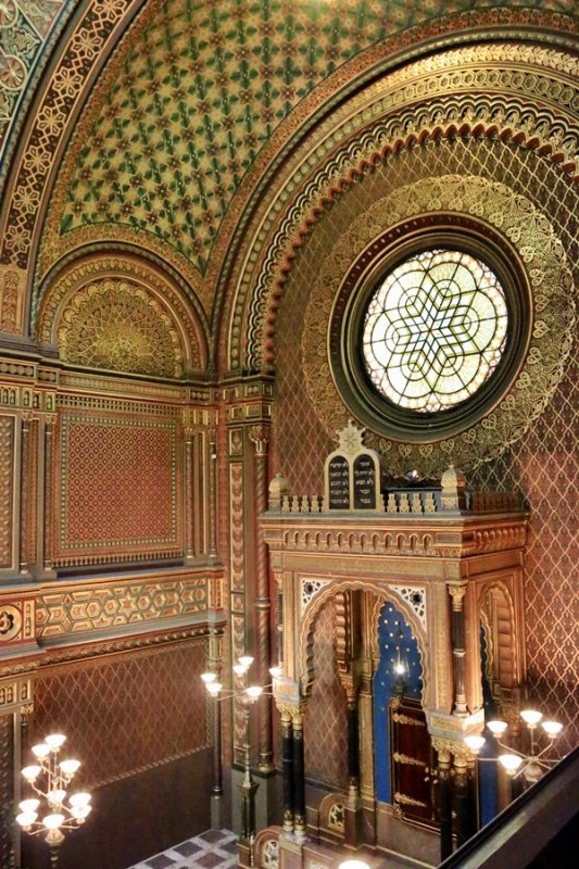 Jewish Museum in Prague  Spanish Synagogue (idovsk muzeum  panělsk synagoga)