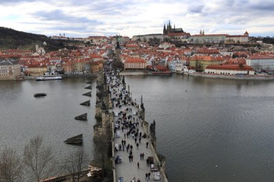 View from the Old Town Bridge Tower (Staroměstsk mosteck vě)