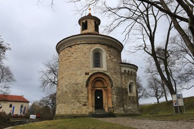 Vyehrad. Rotunda of St Martin (Rotunda sv. Martina)
