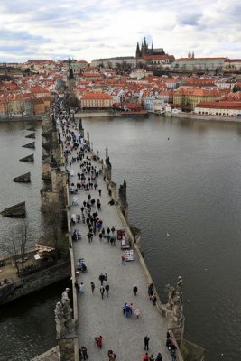 View from the Old Town Bridge Tower (Staroměstsk mosteck vě)