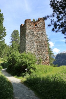 Pontresina. La Spaniola Tower