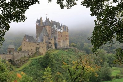 Burg Eltz (Eltz Castle) in a misty morning