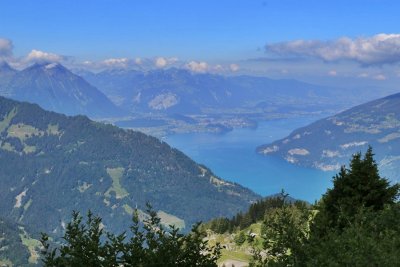 Lake Thun. View from Schynige Platte