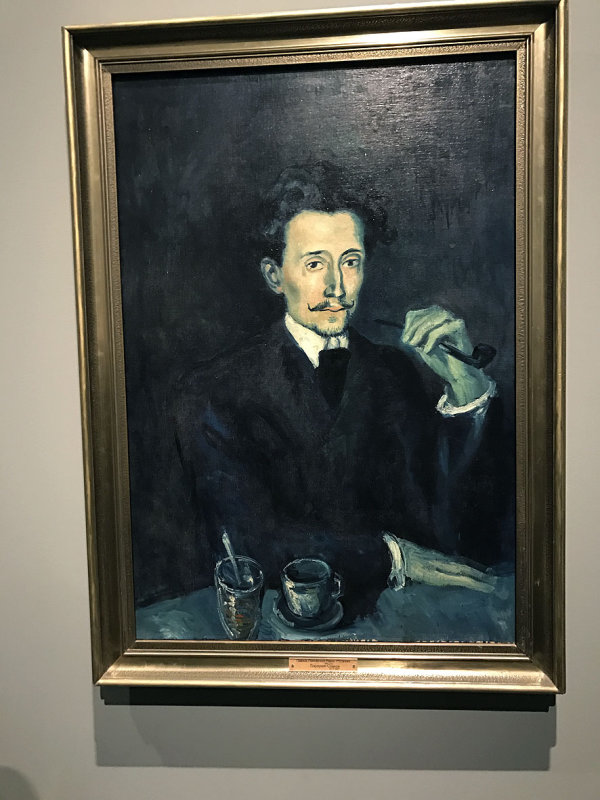 Pablo Picasso - Portrait de Benet Soler (1903) - Muse de lErmitage, St Ptersbourg - 4179
