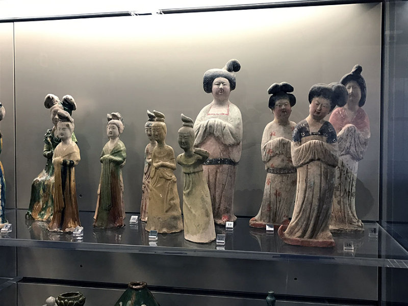 Court ladies - Shaanxi, Henan, Tang Dynasty - 7th-8th century AD - MAO Museo dArte Orientale, Turin - Torino - 3810