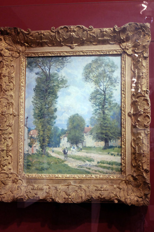 Alfred Sisley - La route de Versailles 1875) - Muse dOrsay - 9871