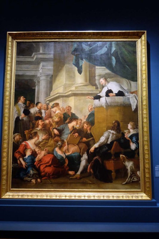 Jean-Franois de Troy - Vincent de Paul prchant (1730-1733) pour la missoin st Lazare - Eglise St Pierre , Mcon - 9642