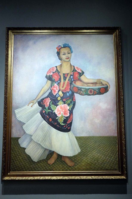 Diego Rivera - Portrait de Dolores Olmedo (1955) - Mexico, collection Museo Dolores Olmedo - 8700