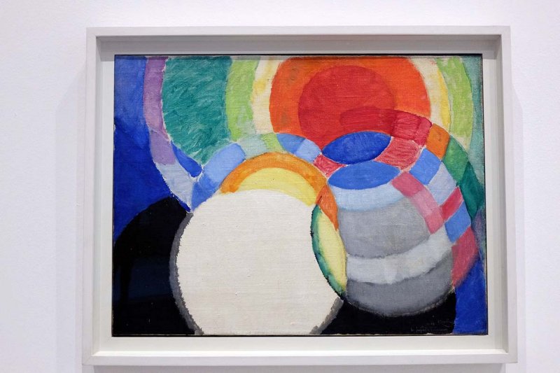 Disques de Newton. Etude pour la Fugue  deux couleurs (1911-1912) - Centre Pompidou - 7669