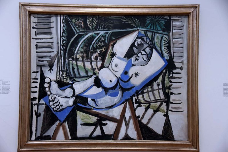 Femme nue devant le jardin (1956) - Pablo Picasso - 3992