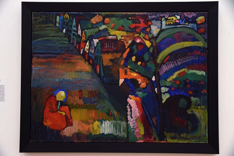 Painting with houses (1909) - Wassily Kandinsky - 4019