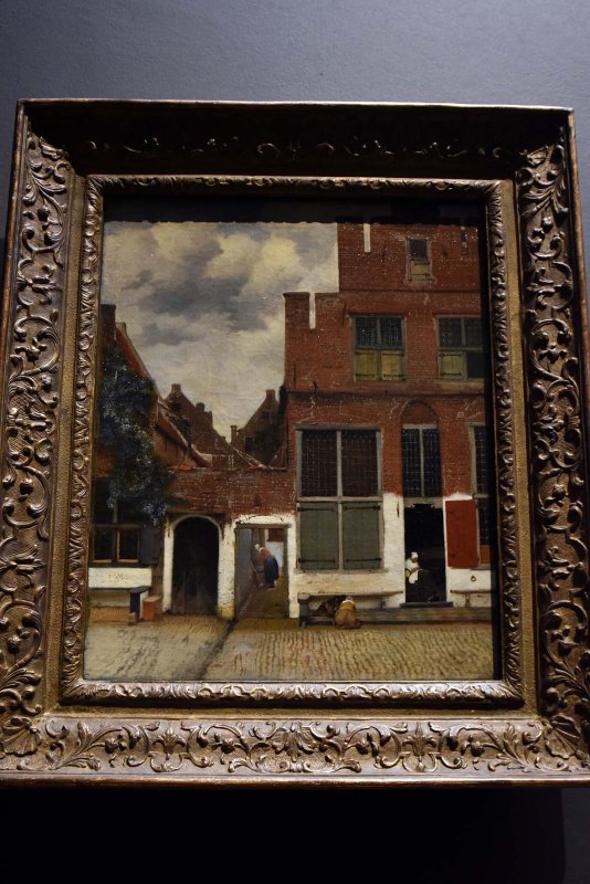 View of Houses in Delft, Known as The Little Street (1658) - Johannes Vermeer - 4441