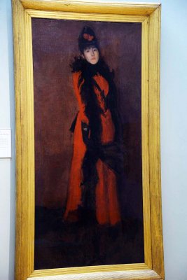 James McNeill Whistler - Red and Black: The Fan (1891-1894) - 3106