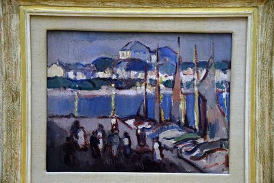 John Duncan Fergusson - Royan Harbour, Evening (1911) - 3185