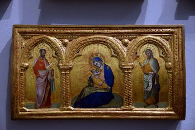 Lorenzo Veneziano - The Madonna of Humility with Saints Mark and John (1366-1370) - 2954