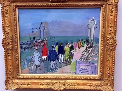 Raoul Dufy - The Jetties of Trouville-Deauville (1929) - 0127