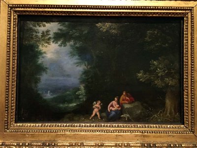 Jan Brueghel the Elder and Johann Rottenhammer - Landscape with the Rest on the Flight into Egypt (about 1600) - 0288