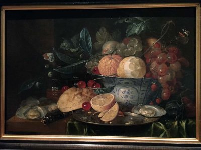 Jan Paul Gillemans the Elder (?) - Still Life - Fruit and Oysters (1650-1660) - 0336