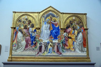 Lorenzo Monaco - The Coronation of Virgin with Adoring Saints (1407-1409) - 2972