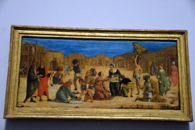 Ercole de' Roberti - The Isarelites gathering Manna (1490s) - 3003