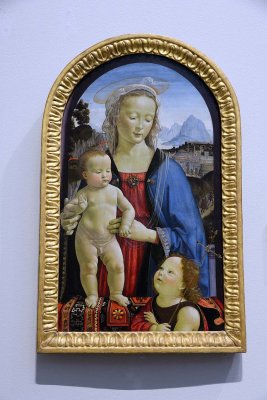David Ghirlandaio - The Virgin and Child with Saint John (1490-1500) - 3033